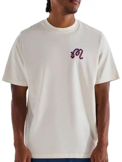 Malbon Shirts|In Golf We Trust Short Sleeve Tee - Natural