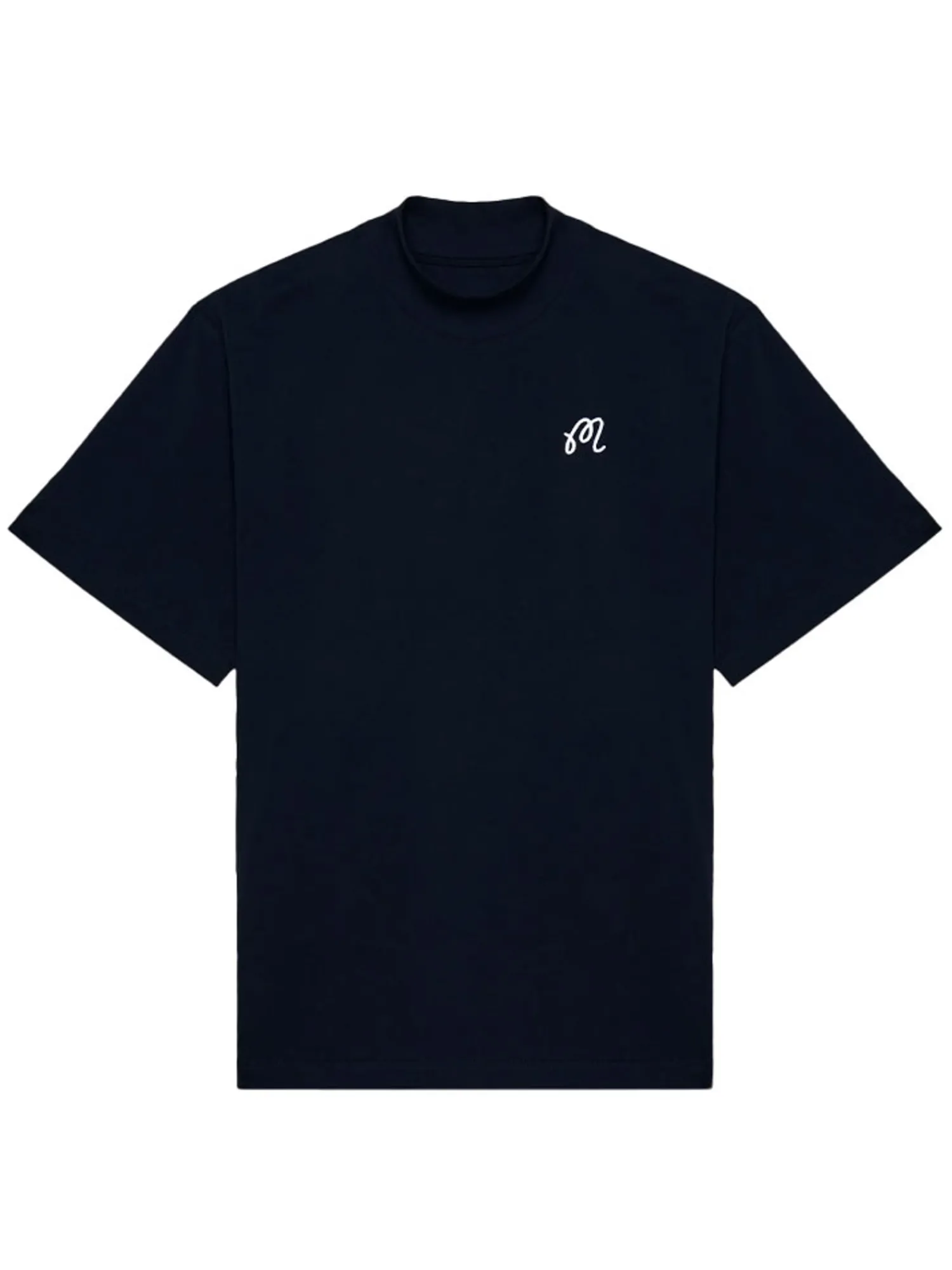 Malbon Shirts|Mare Mockneck Tee - Navy