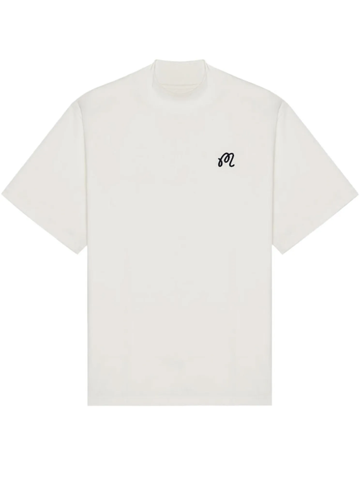 Malbon Shirts|Mare Mockneck Tee - White