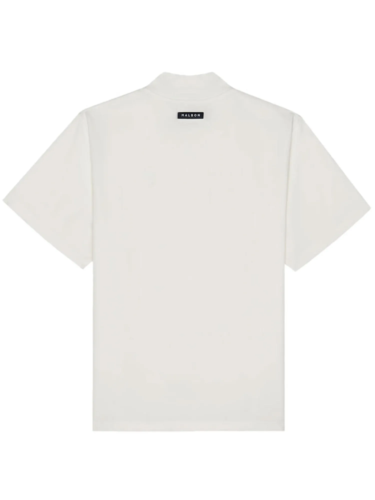Malbon Shirts|Mare Mockneck Tee - White