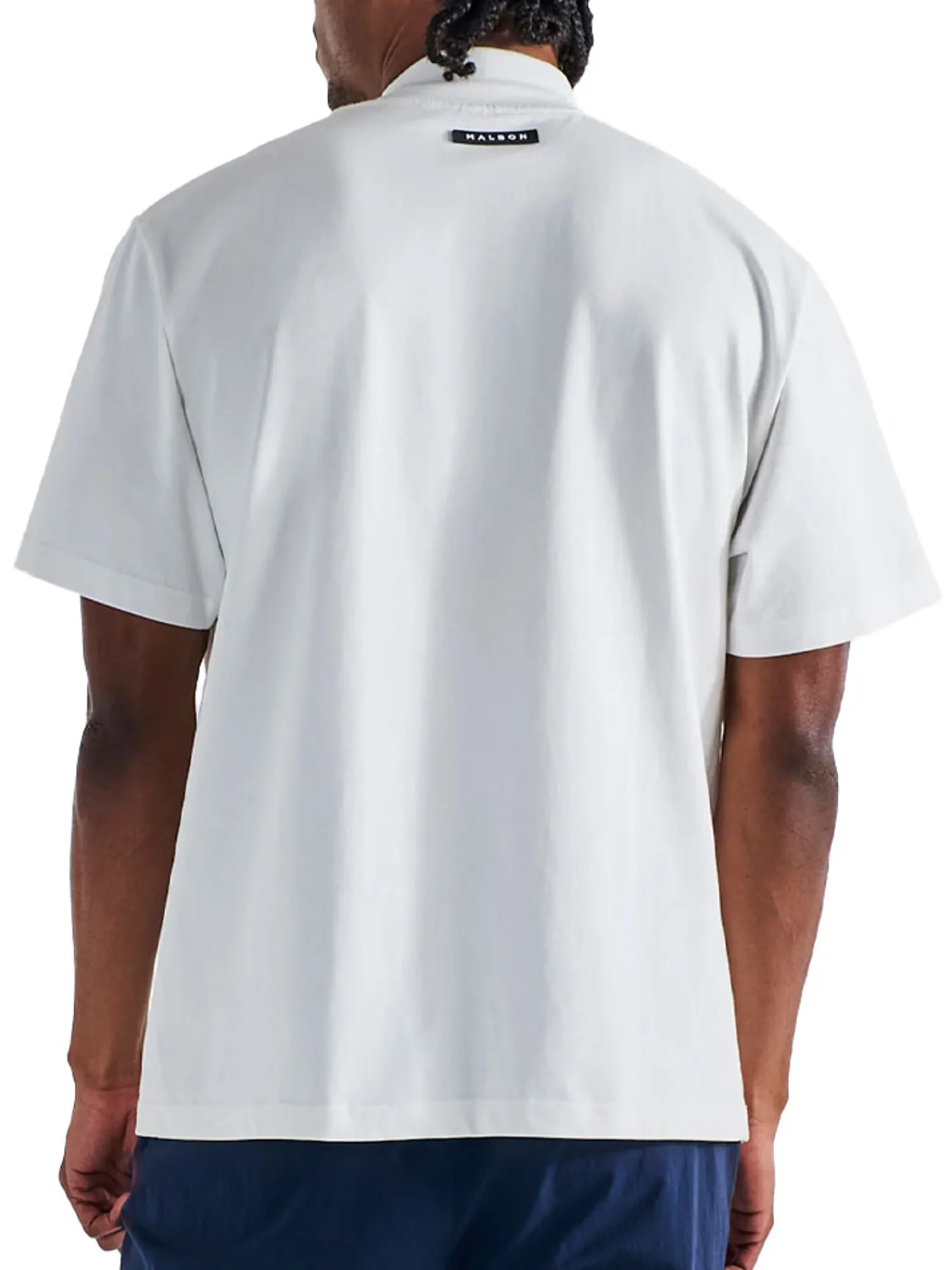 Malbon Shirts|Mare Mockneck Tee - White