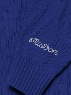Malbon Jumpers|Monaco Knit Sweater - Blue