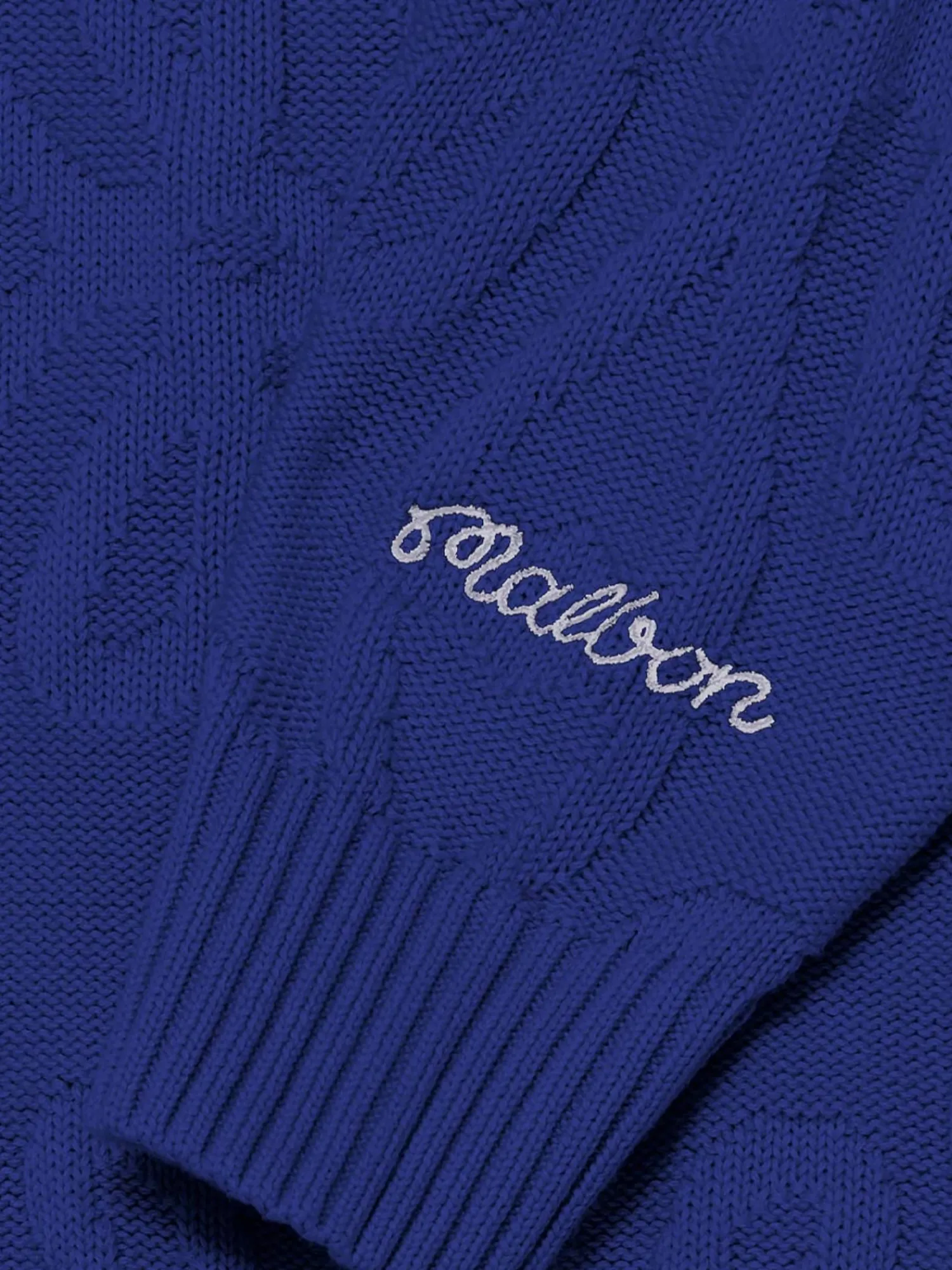 Malbon Jumpers|Monaco Knit Sweater - Blue