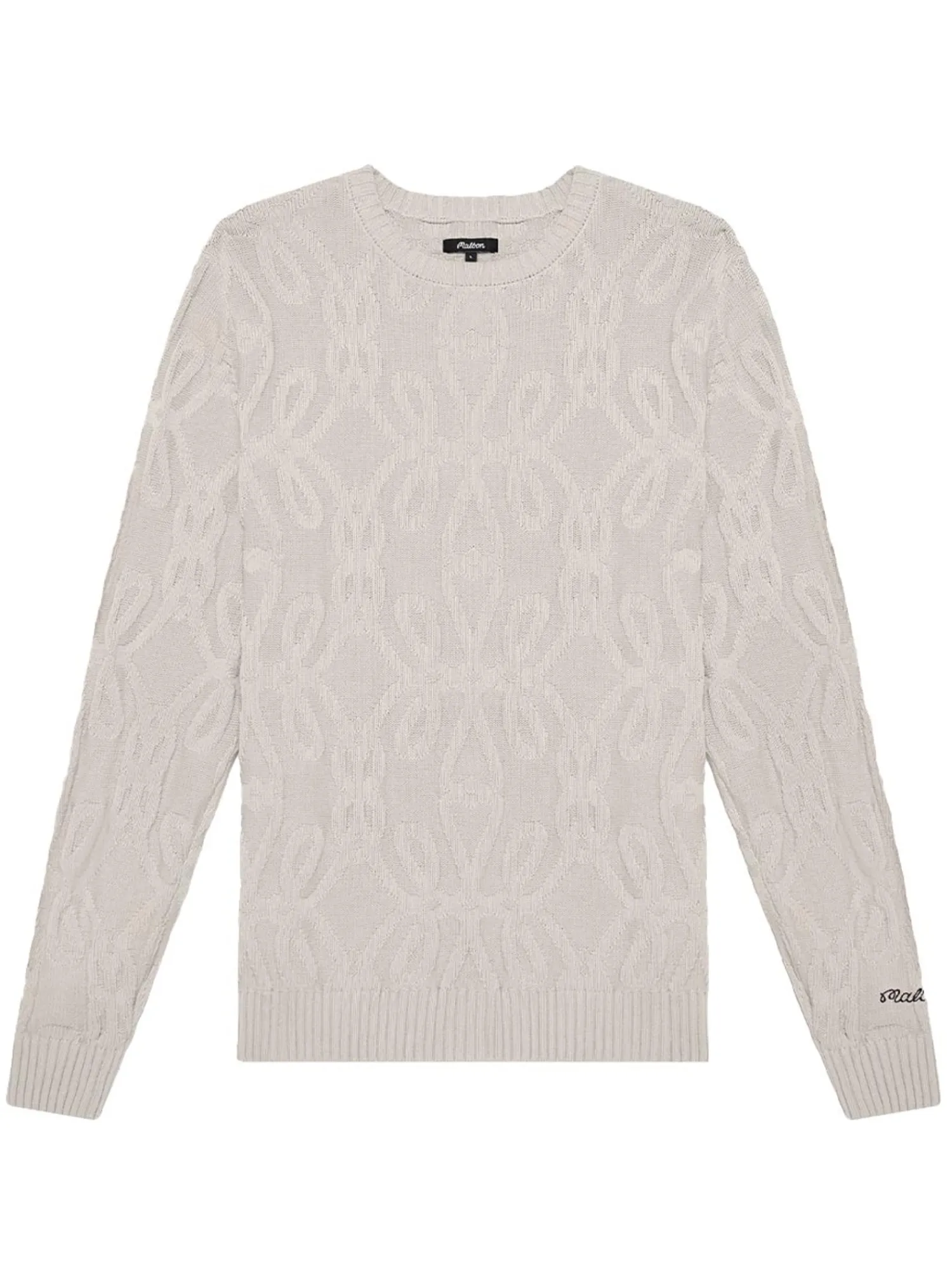 Malbon Jumpers|Monaco Knit Sweater - Ivory