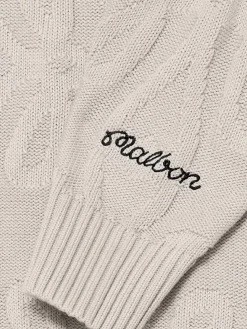 Malbon Jumpers|Monaco Knit Sweater - Ivory
