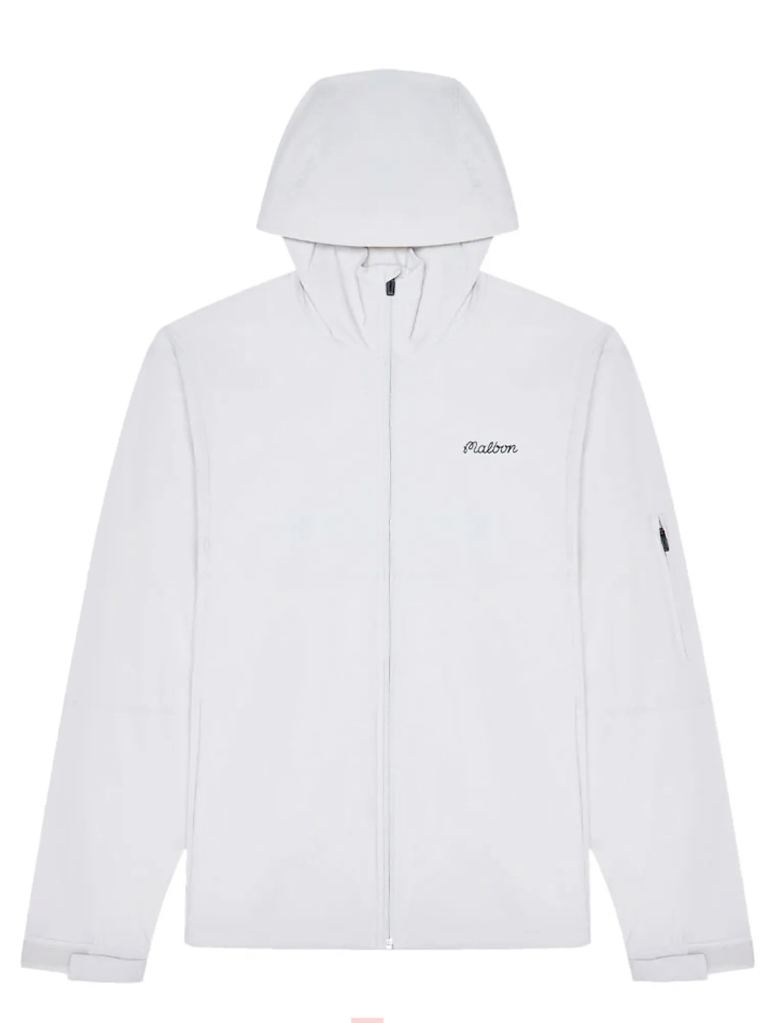 Malbon Jumpers|Performance Full Zip Shell Jacket - White