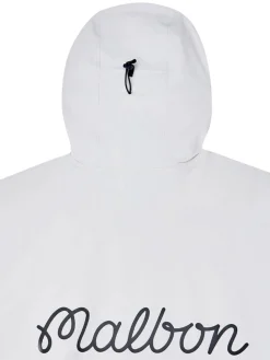 Malbon Jumpers|Performance Full Zip Shell Jacket - White