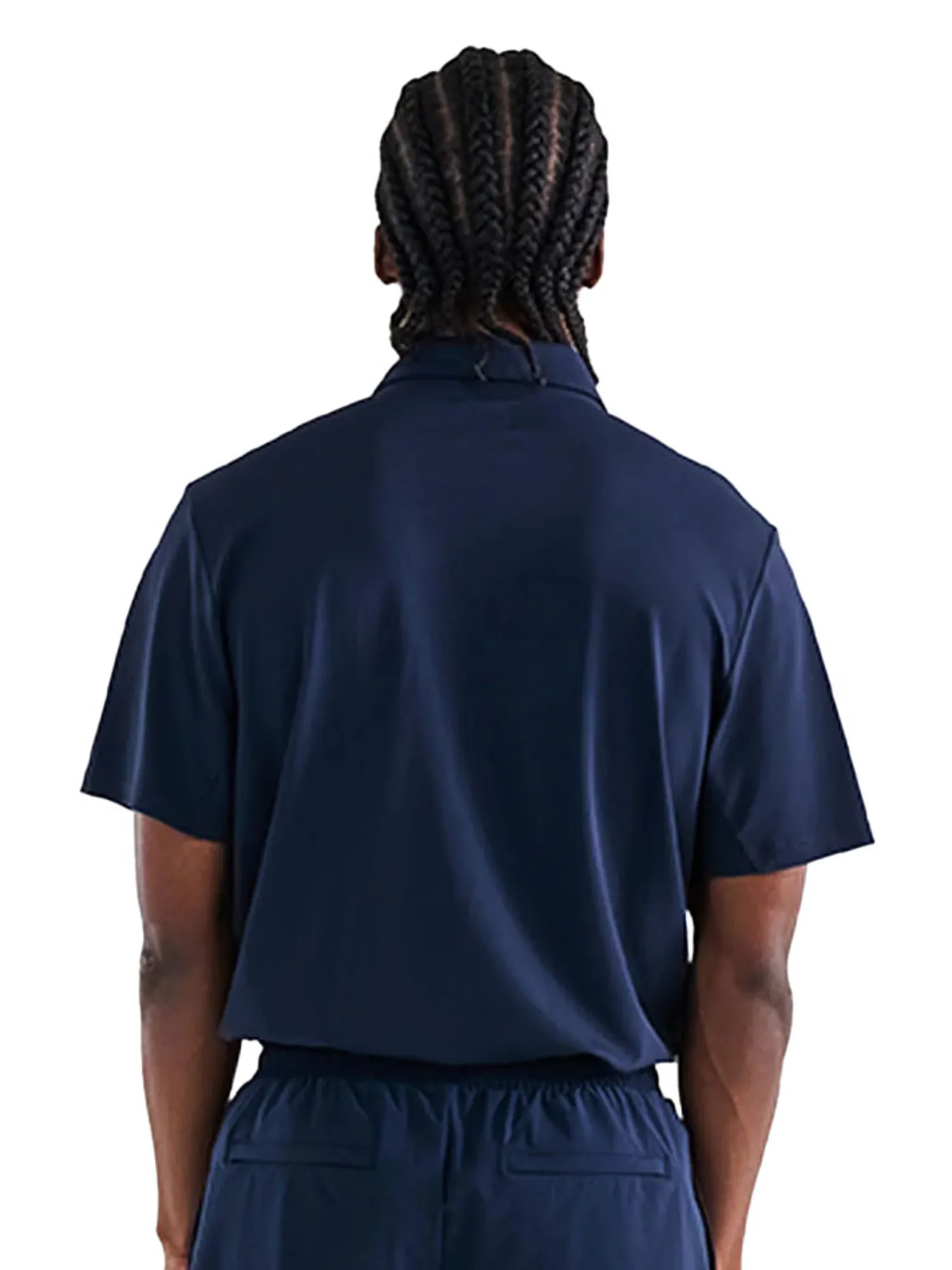 Malbon Shirts|Performance Pique Polo - Navy