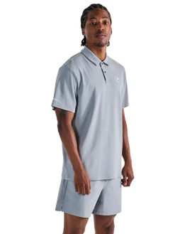 Malbon Shorts|Performance Poly Tech Short - Steel