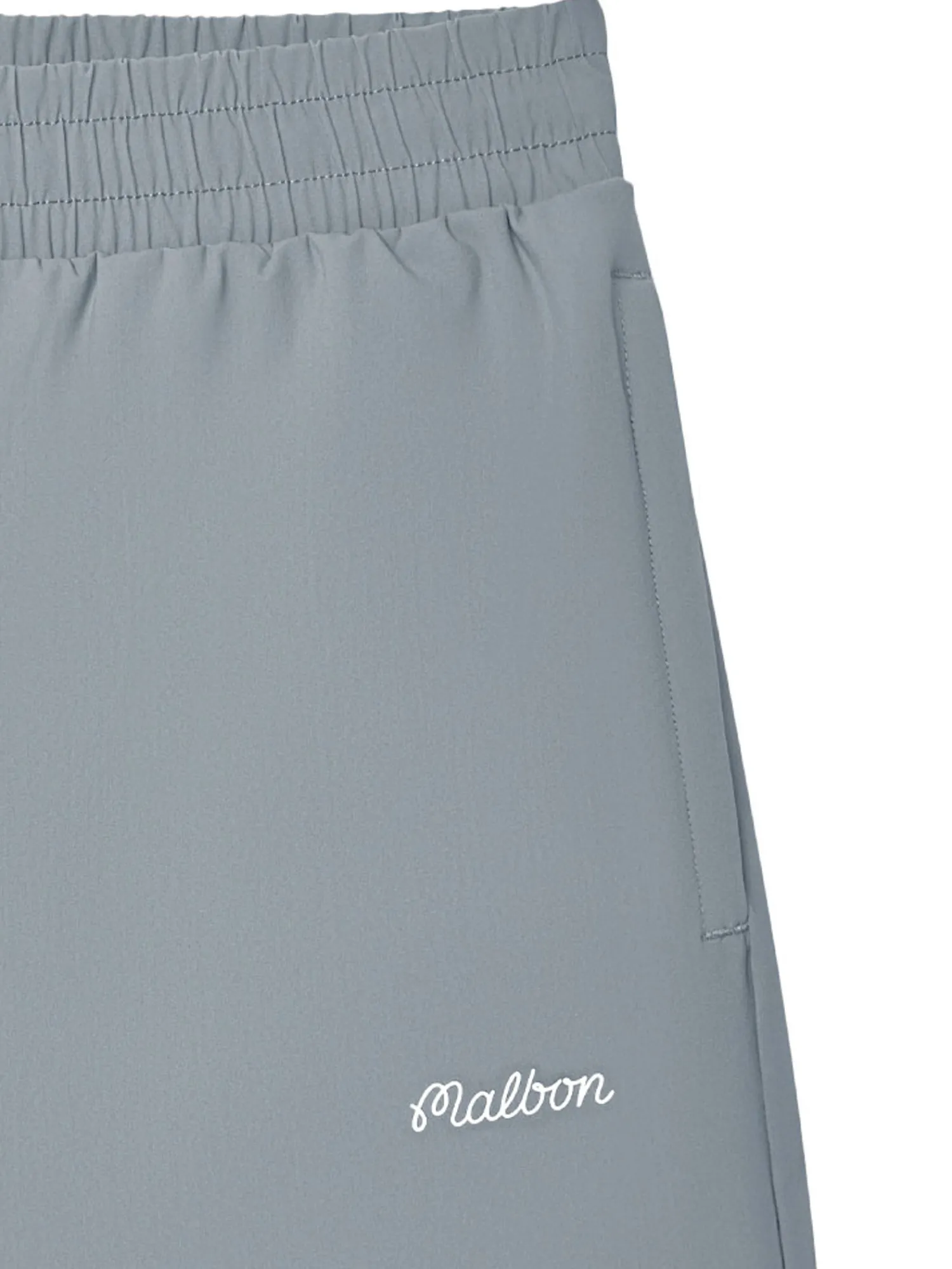 Malbon Shorts|Performance Poly Tech Short - Steel