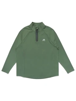 Malbon Jumpers|Performance Raglan Quarter Zip - Forest