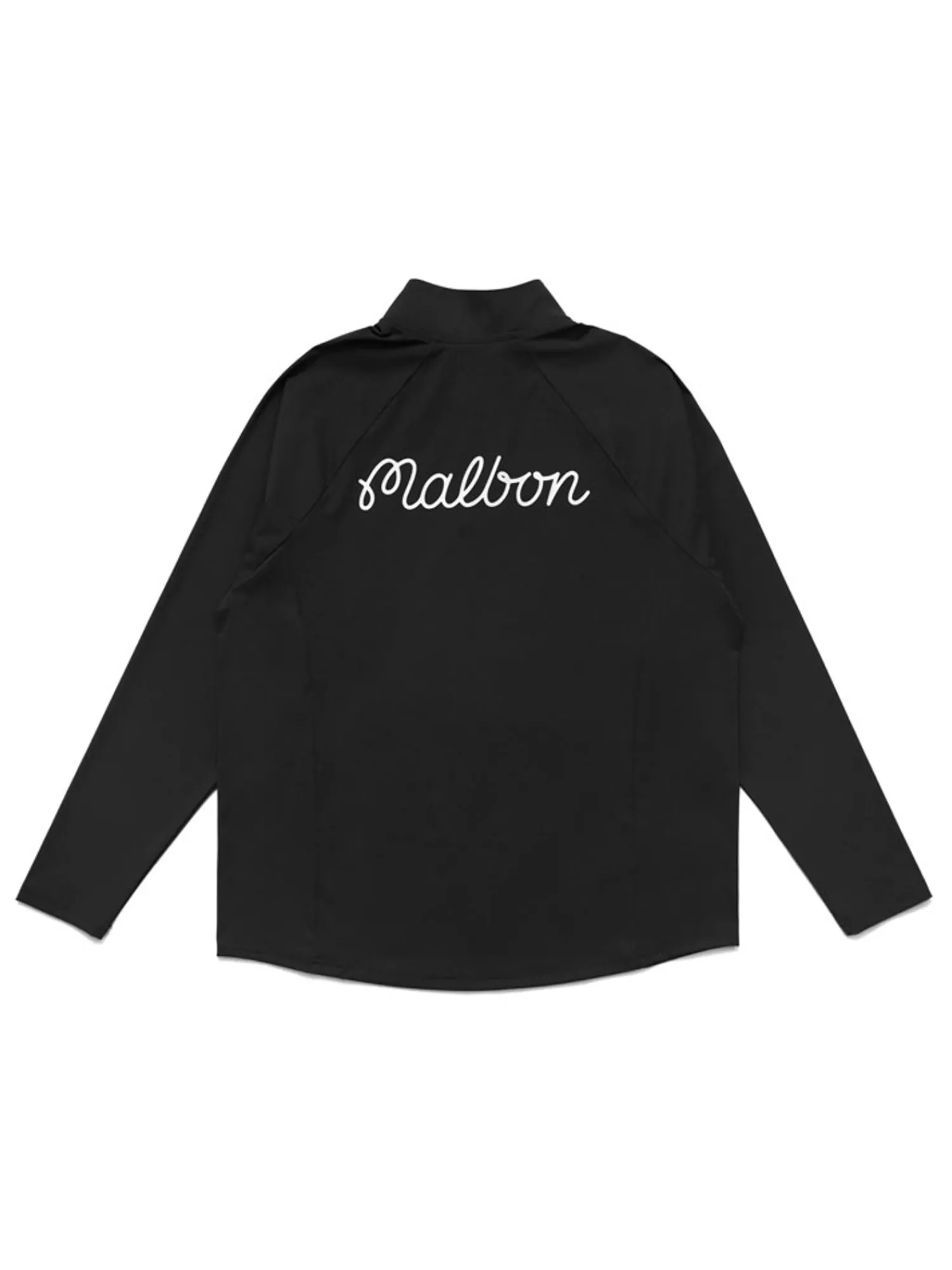 Malbon Jumpers|Performance Raglan Quarter Zip - Black
