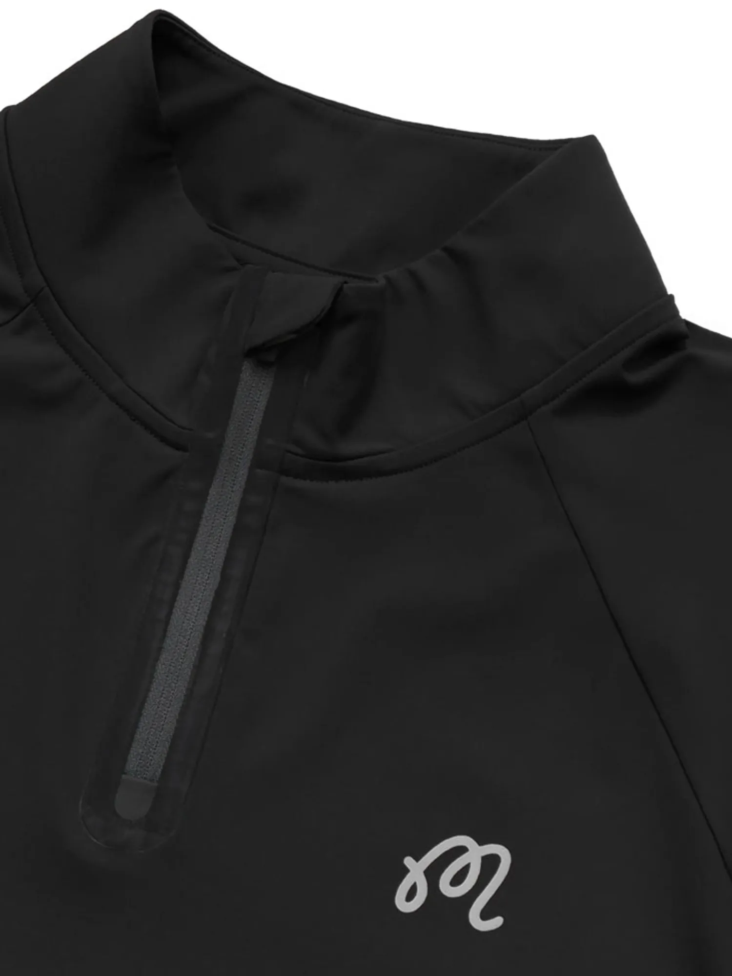 Malbon Jumpers|Performance Raglan Quarter Zip - Black