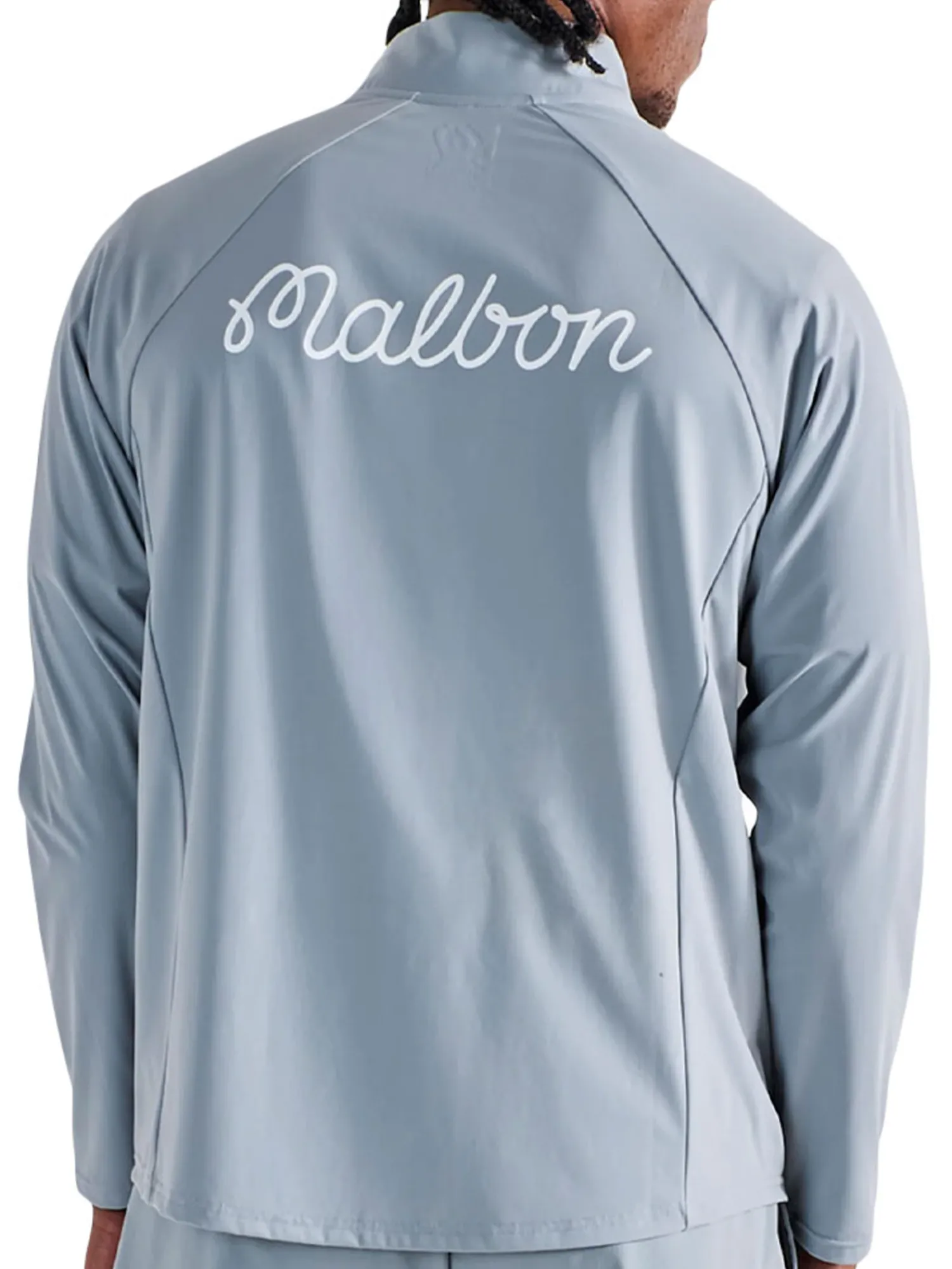 Malbon Jumpers|Performance Raglan Quarter Zip - Steel