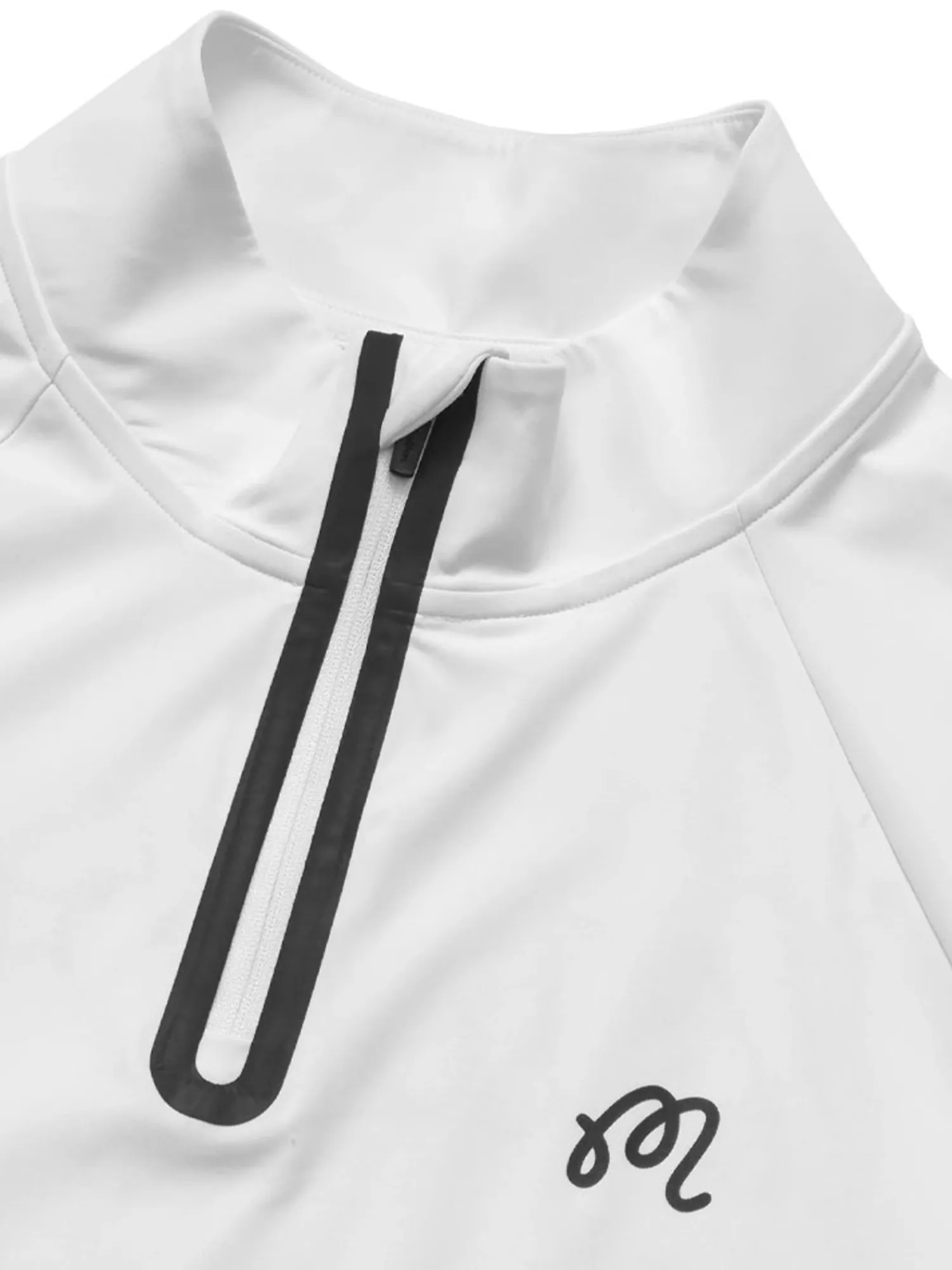 Malbon Jumpers|Performance Raglan Quarter Zip - White