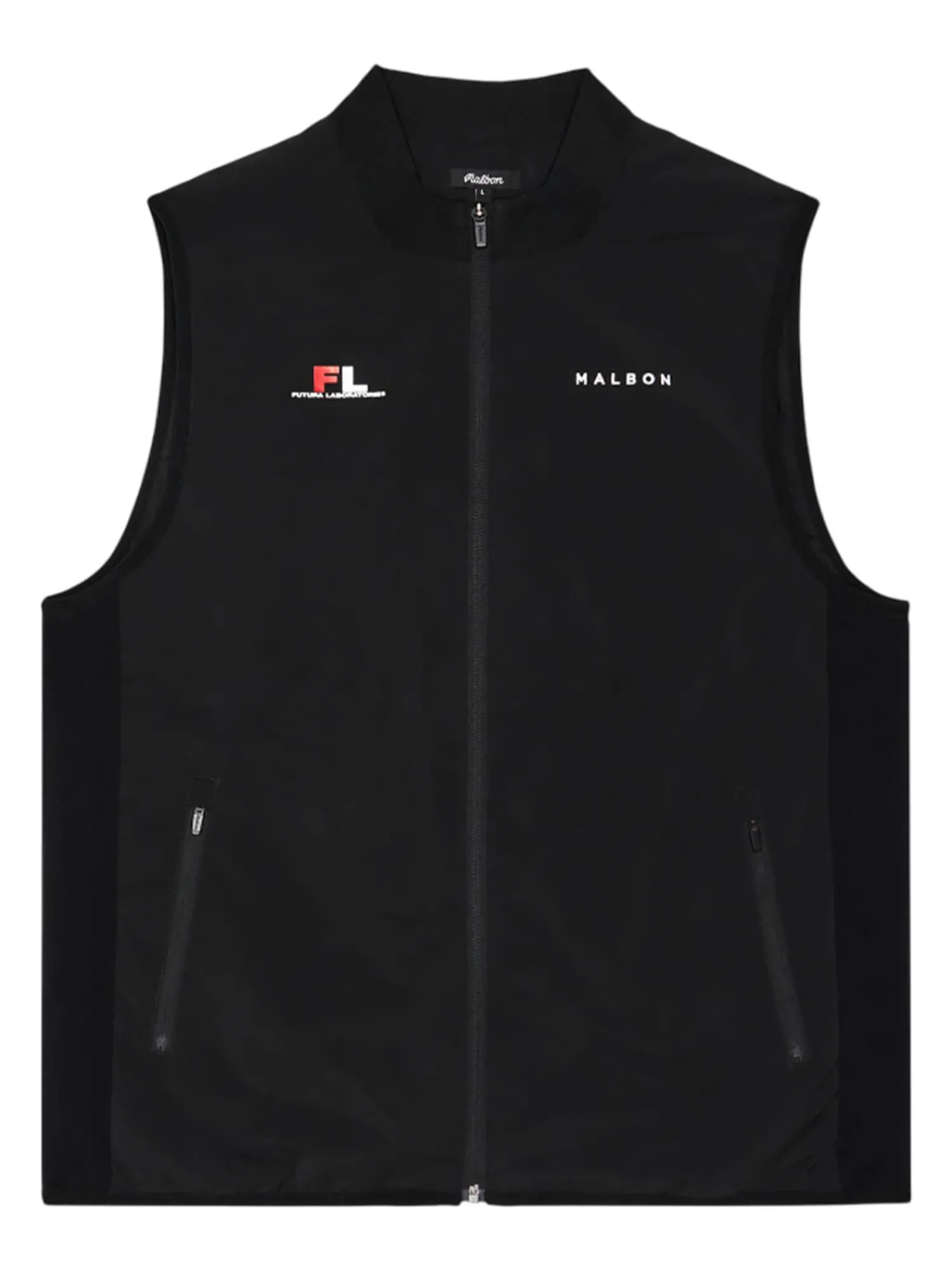 Malbon Vests|Poly Down Vest - Black