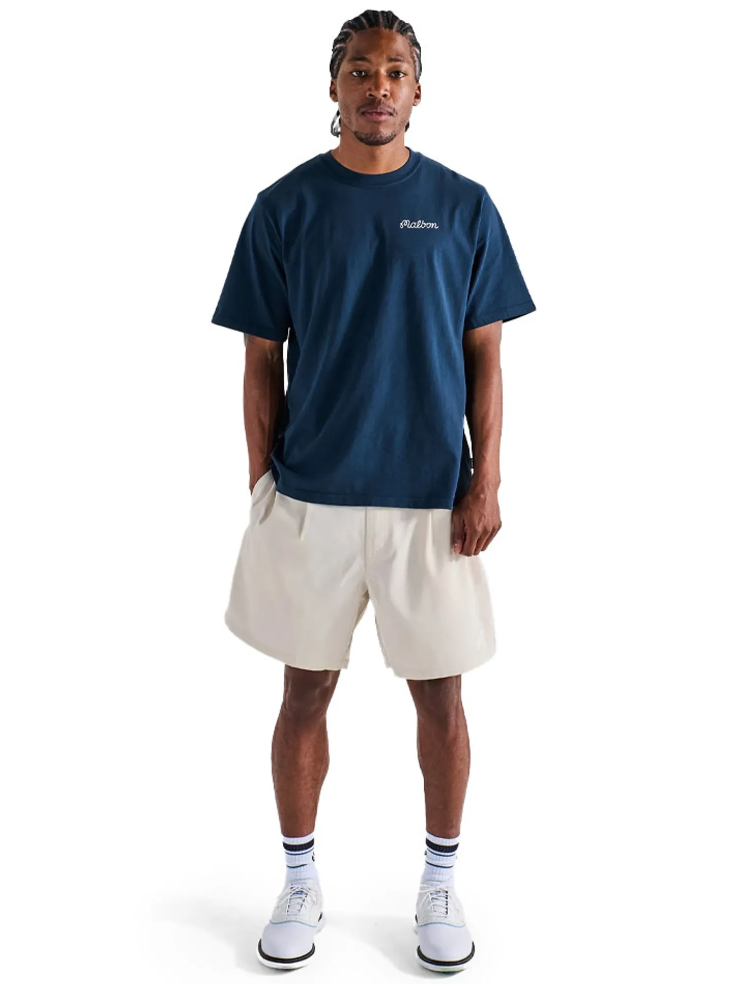 Malbon Shirts|Recreation T-Shirt - Navy