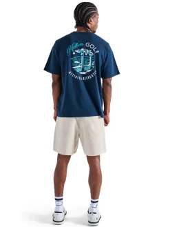 Malbon Shirts|Recreation T-Shirt - Navy