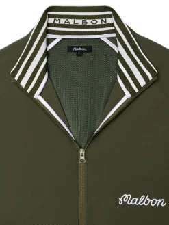 Malbon Jumpers|Wind & Rain Wear|Riva Nylon Jacket - Cypress Green