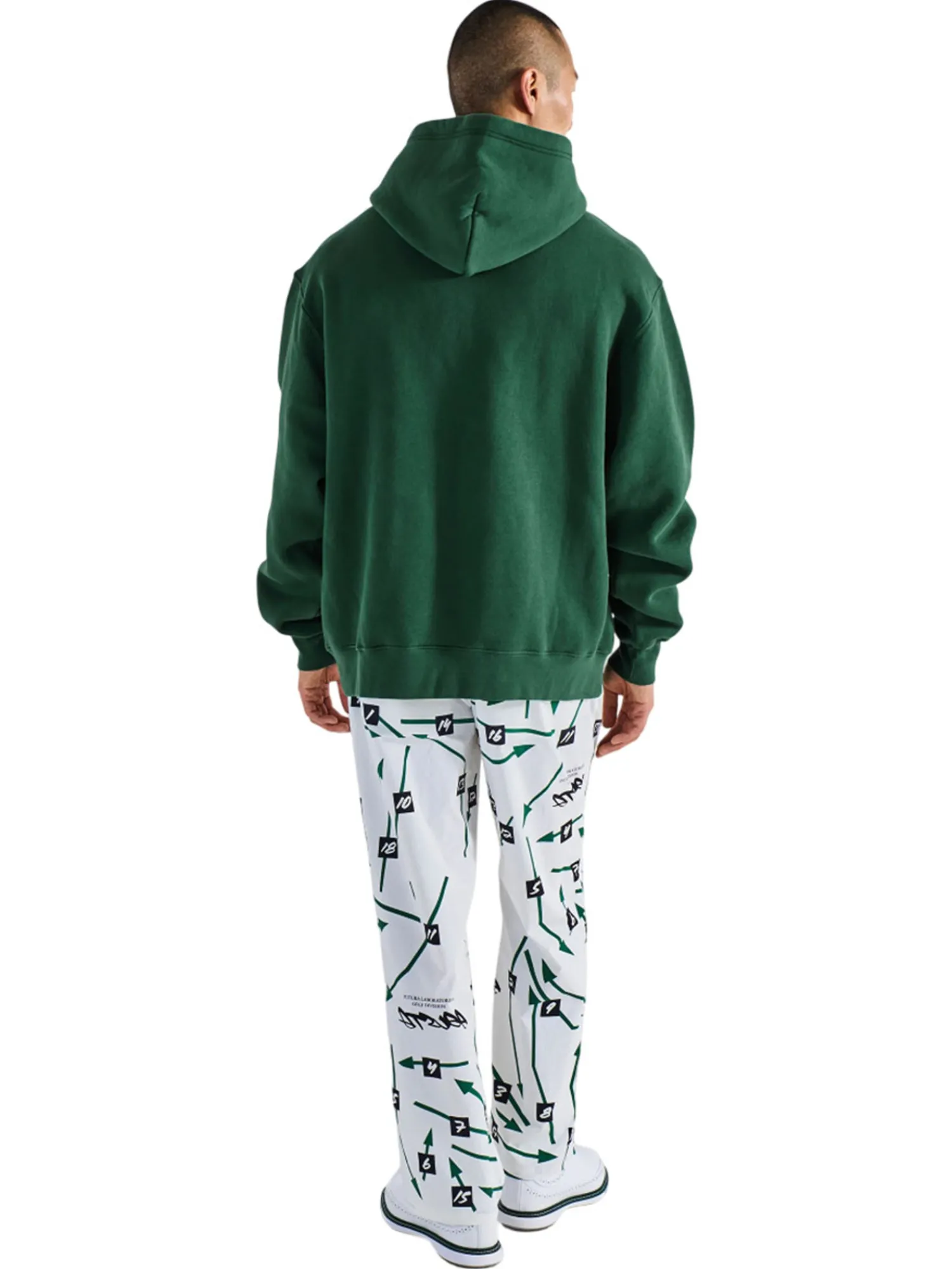 Malbon Jumpers|Tag Hooded Sweatshirt - Forest