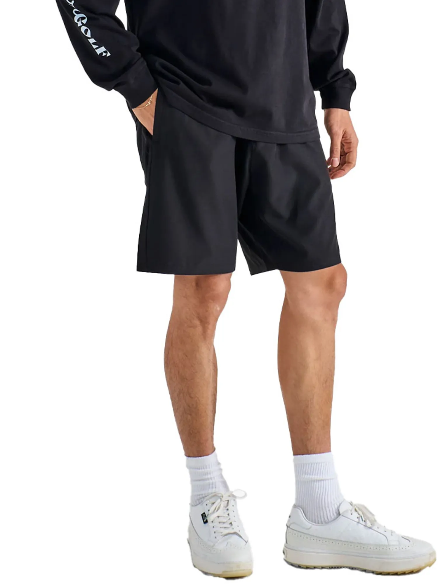 Malbon Shorts|Tonino Hybrid Short Solid - Black