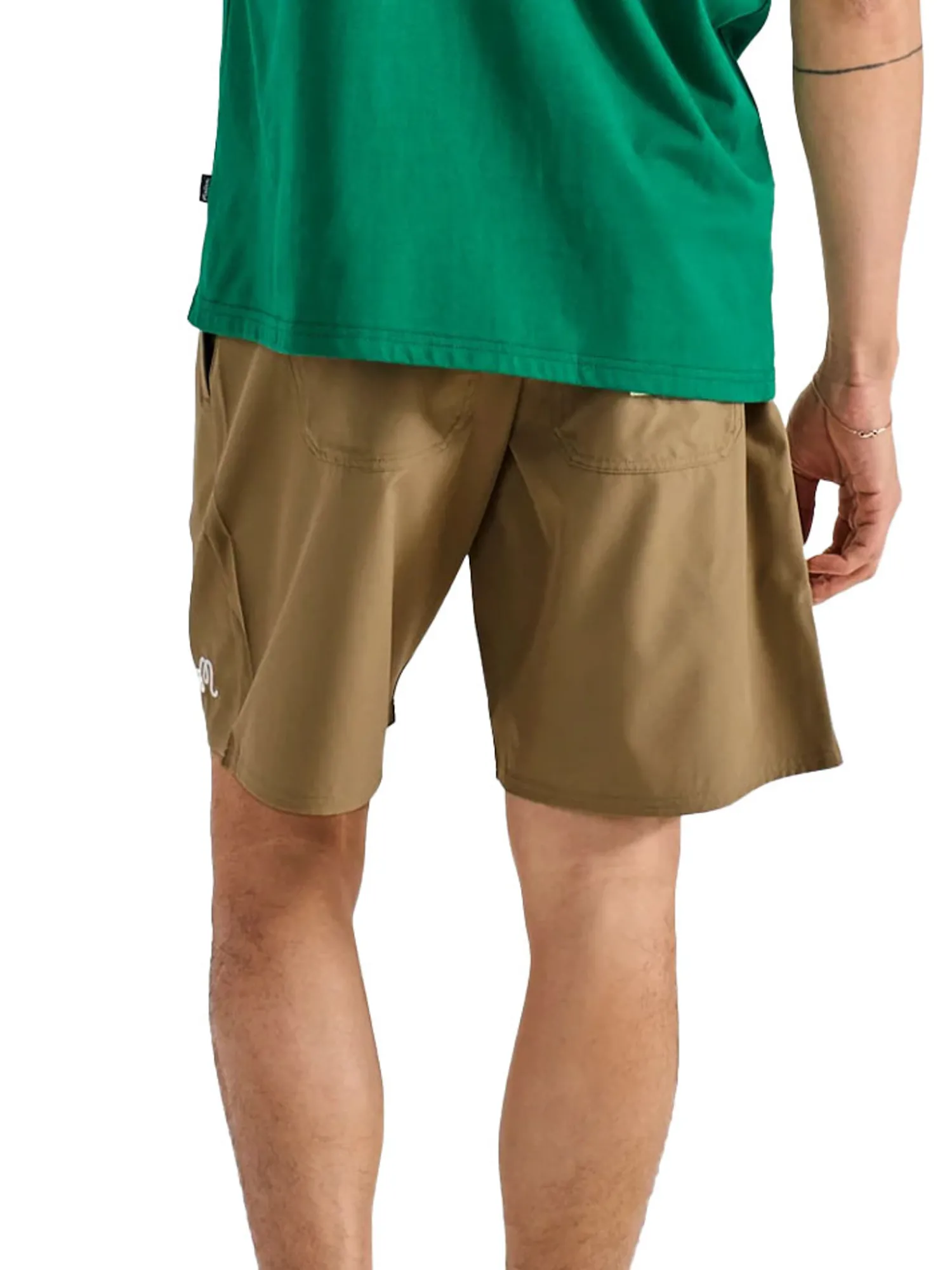 Malbon Shorts|Tonino Hybrid Short Solid - Dark Khaki