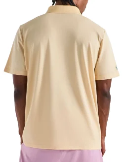 Malbon Shirts|Two Man Scramble Pique Polo - Light Khaki