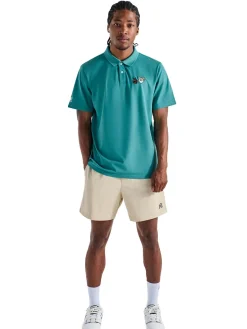 Malbon Shorts|Two Man Scramble Scooter Short - Light Khaki