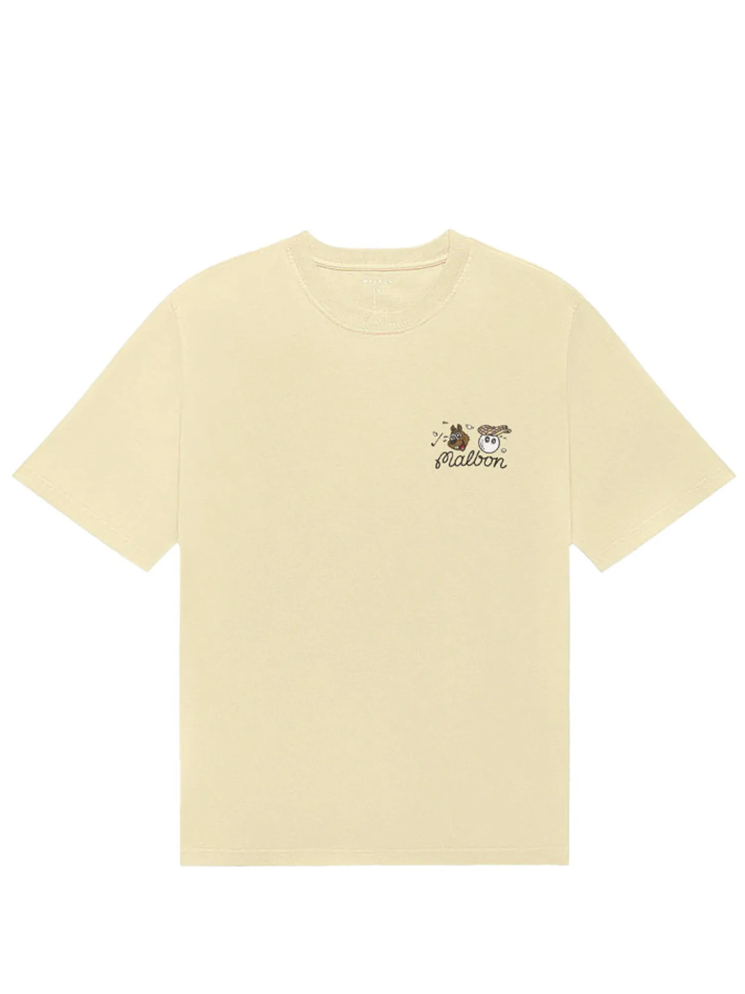 Malbon Shirts|Two Man Scramble T-Shirt - Light Khaki