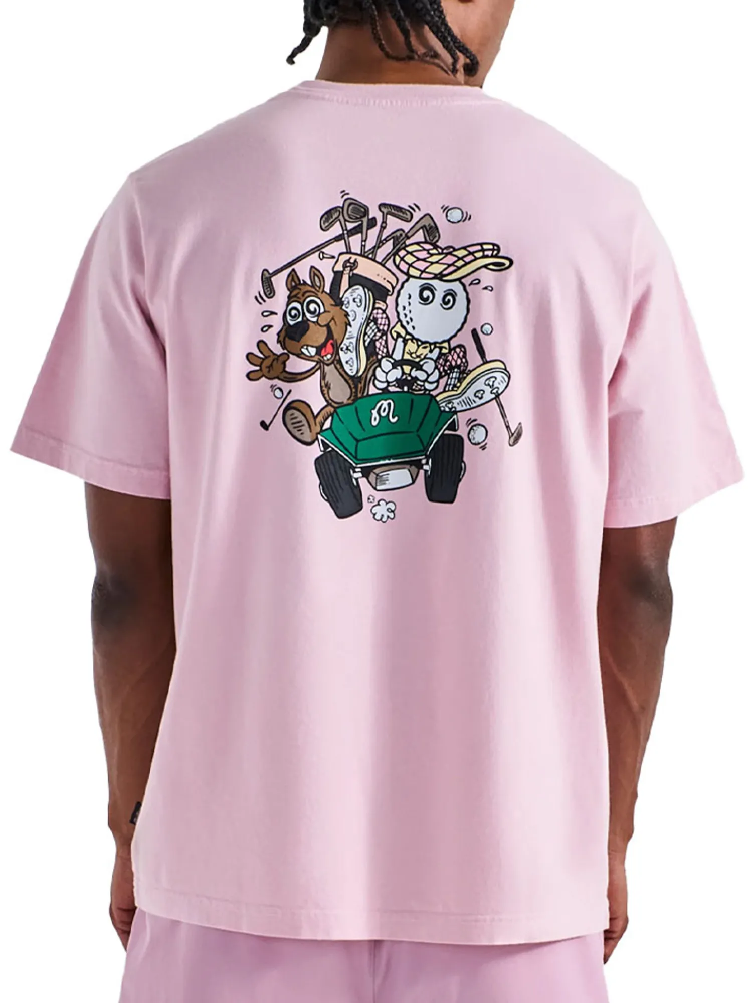 Malbon Shirts|Two Man Scramble T-Shirt - Pink