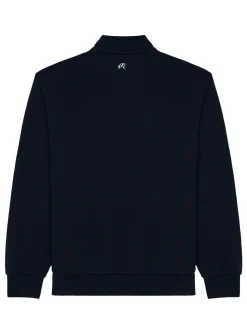 Malbon Jumpers|University Double Zip Jacket - Navy