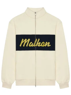 Malbon Jumpers|University Double Zip Jacket - Cream
