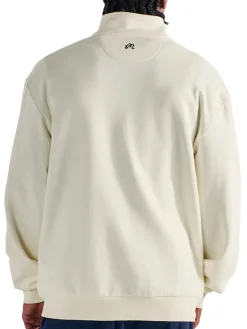 Malbon Jumpers|University Double Zip Jacket - Cream