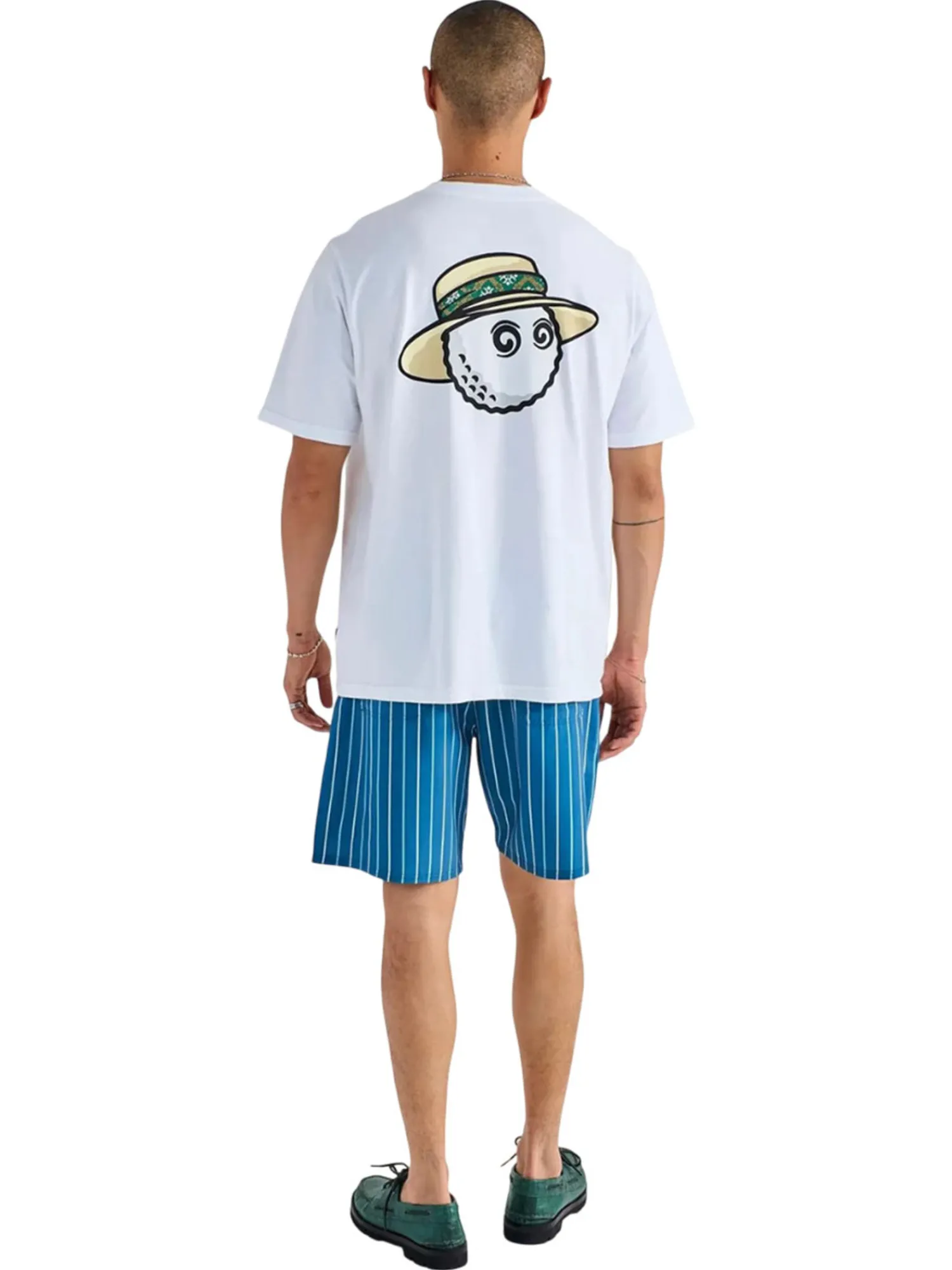 Malbon Shirts|Vacation Club SS Tee - White