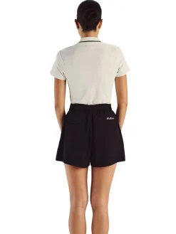 Malbon Shorts|Womens Amara Pleated Short - Black