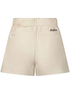 Malbon Shorts|Womens Amara Pleated Short - Ivory