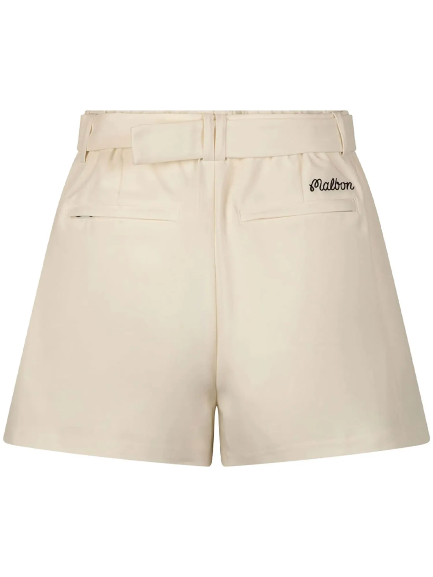 Malbon Shorts|Womens Amara Pleated Short - Ivory