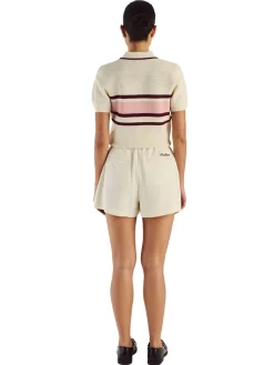 Malbon Shirts|Womens Carina Polo - Ivory