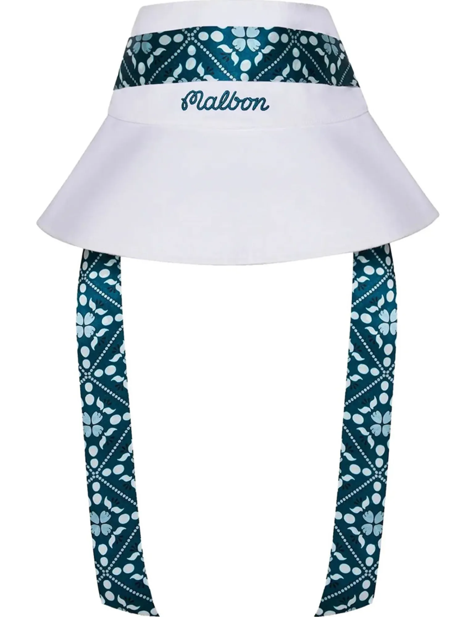 Malbon Hats|Womens Gia Open Top Bucket Hat - White