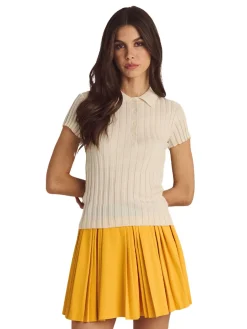 Malbon Skorts & Dresses|Womens Joelle Pleated Skort - Gold