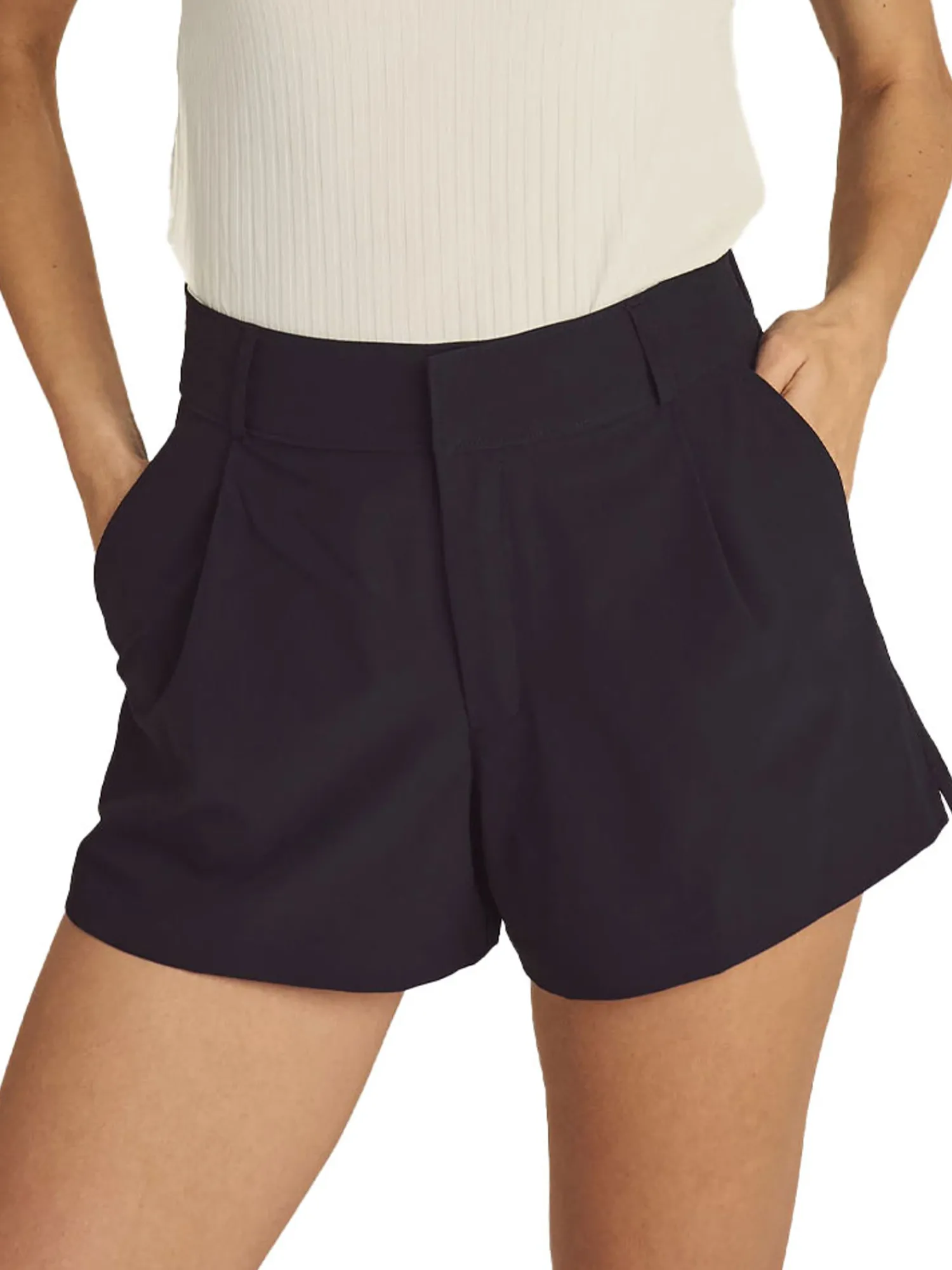 Malbon Shorts|Womens Solene Trouser Shorts - Black