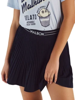 Malbon Skorts & Dresses|Womens Valentina Pleated Skirt - Navy