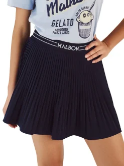 Malbon Skorts & Dresses|Womens Valentina Pleated Skirt - Navy