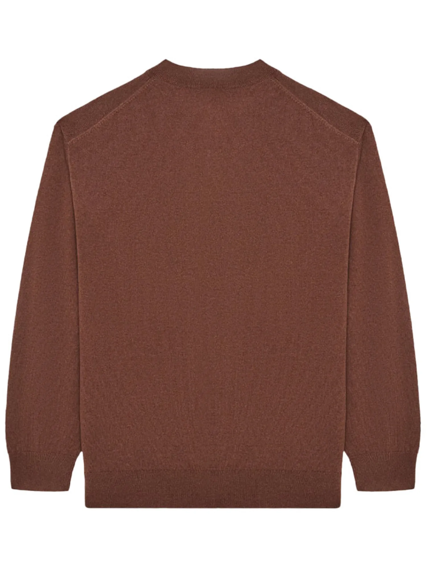 Malbon Jumpers|x Jesper Parnevik V-Neck Merino Wool Sweater - Chocolate