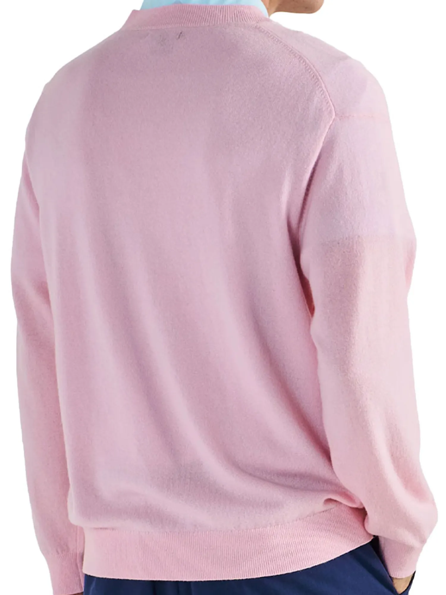 Malbon Jumpers|x Jesper Parnevik V-Neck Merino Wool Sweater - Pink