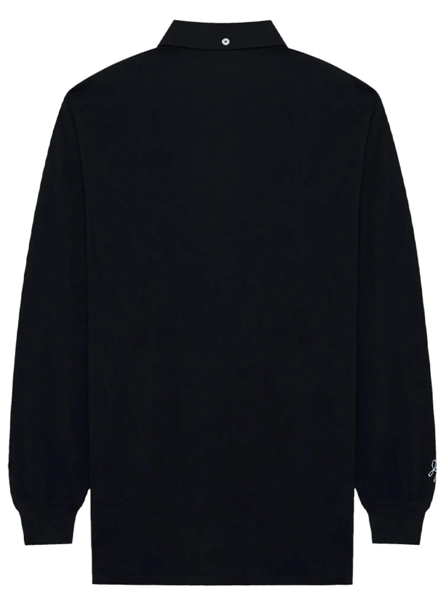 Malbon Shirts|x Jesper Parnevik Long Sleeve Modal Pique Polo - Black