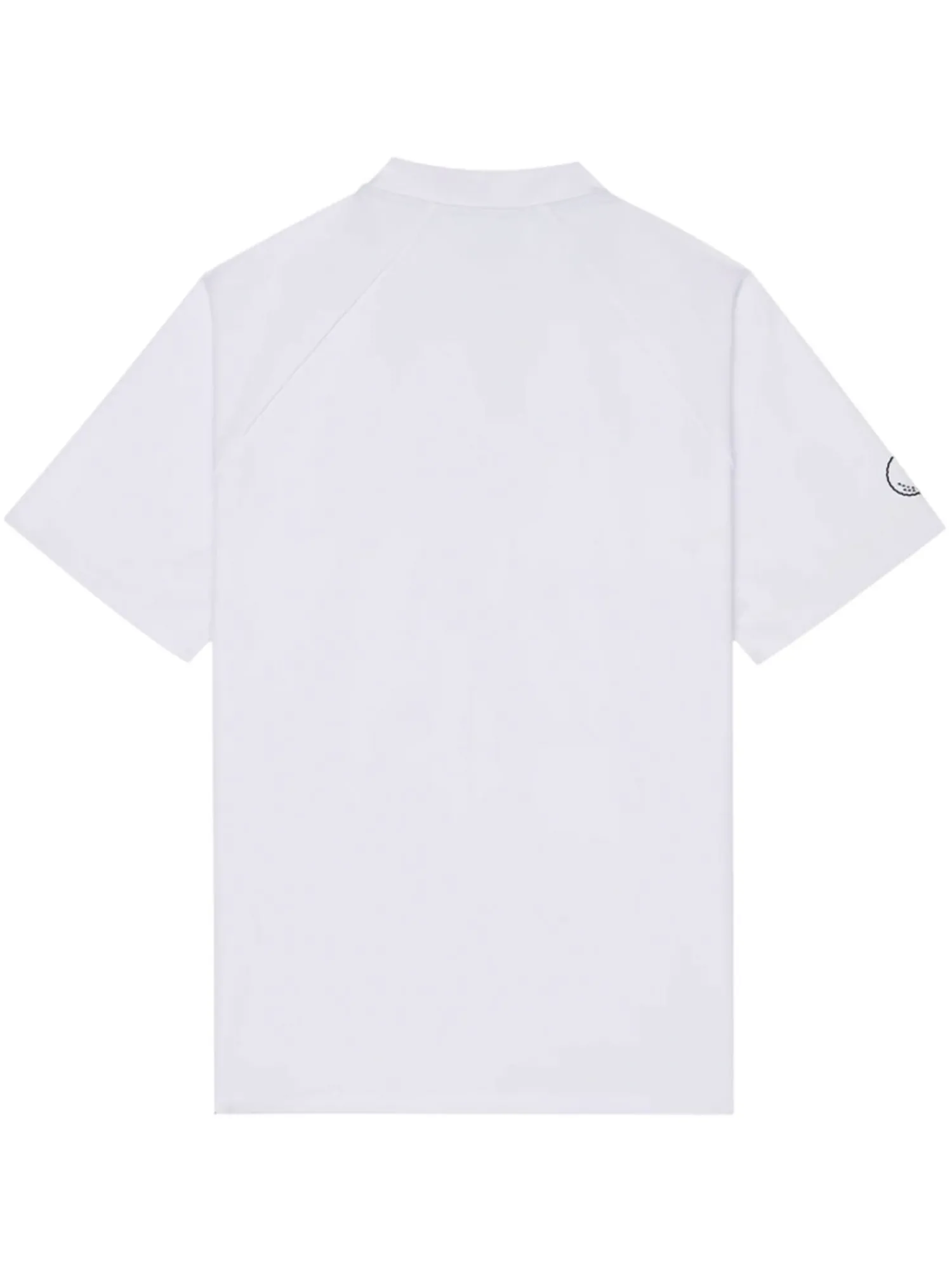 Malbon Shirts|Zip Raglan Blade Polo - White