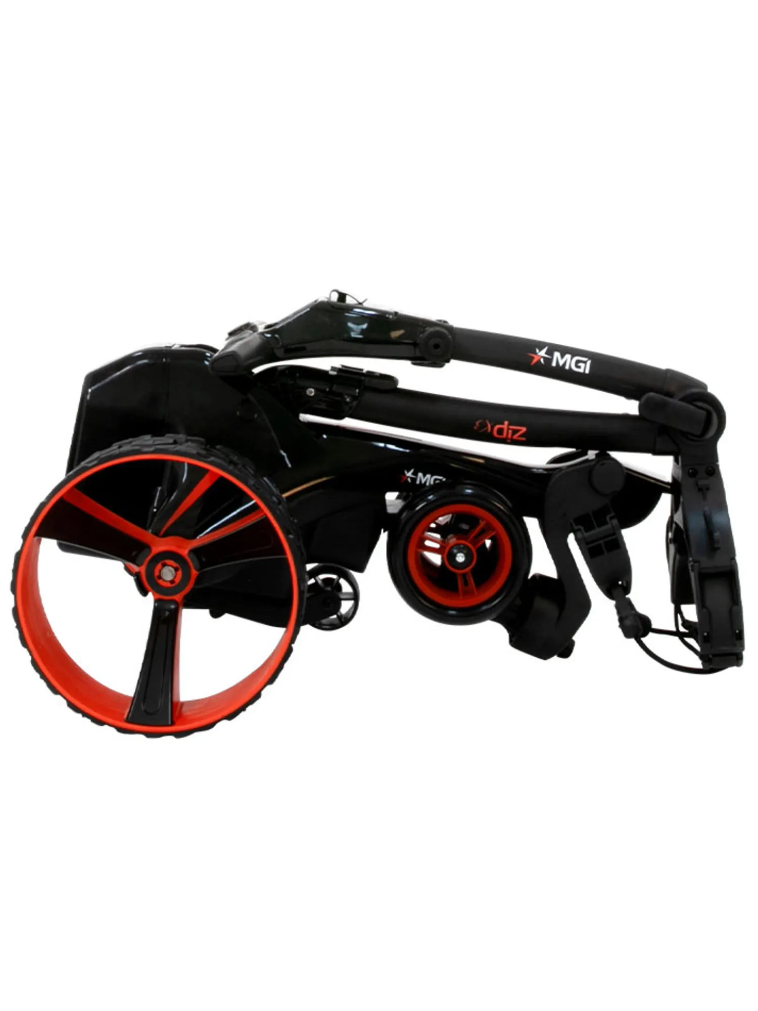 MGI Electric Golf Buggy|Zip X3 2024 36 Hole Motorised Golf Buggy - Black