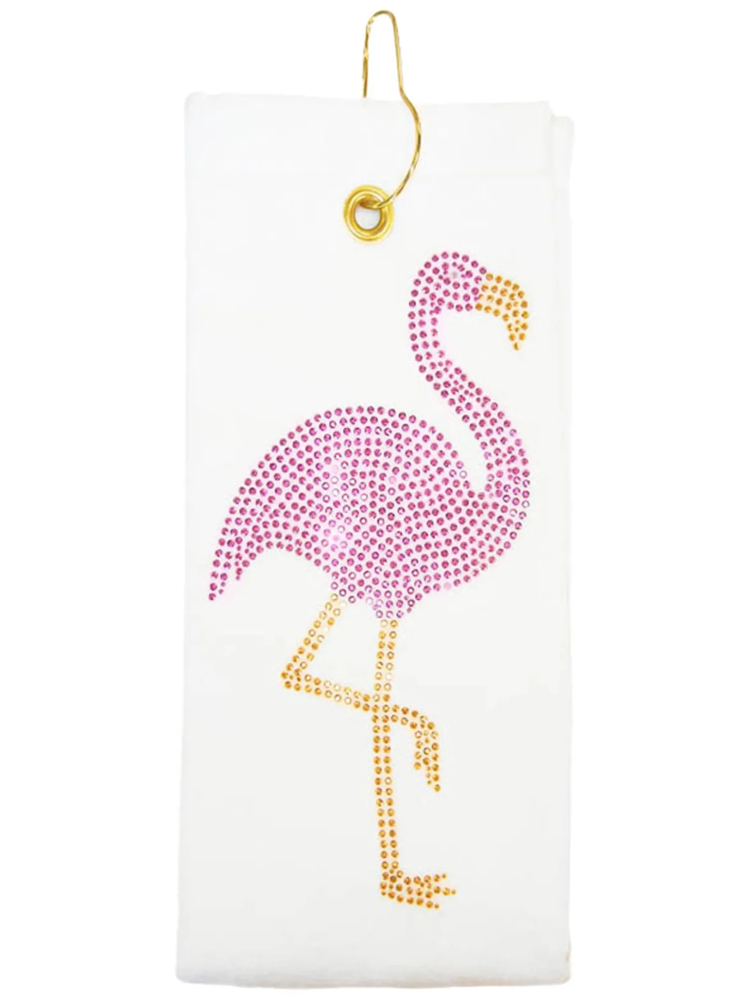 Navika Towels|Flamingo Golf Towel White