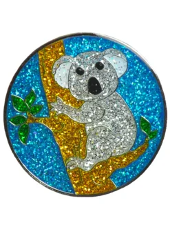 Navika Ball Markers|Glitzy Koala Bear Ball Marker